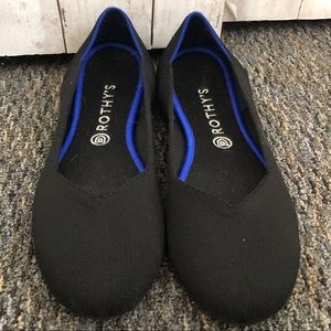 Black Rothys Flats size 11.5
